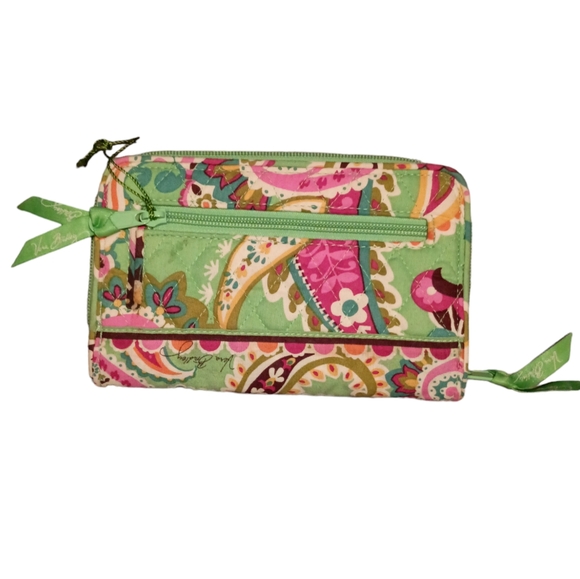 Vera Bradley Turn Lock Wallet"Tutti-frutti" pattern Paisley. Multiple colors. - Picture 2 of 7